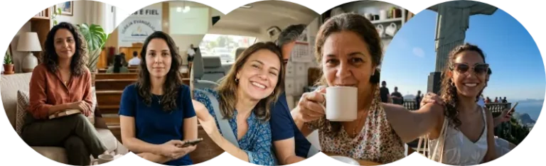 Leitores utilizando a cartilha